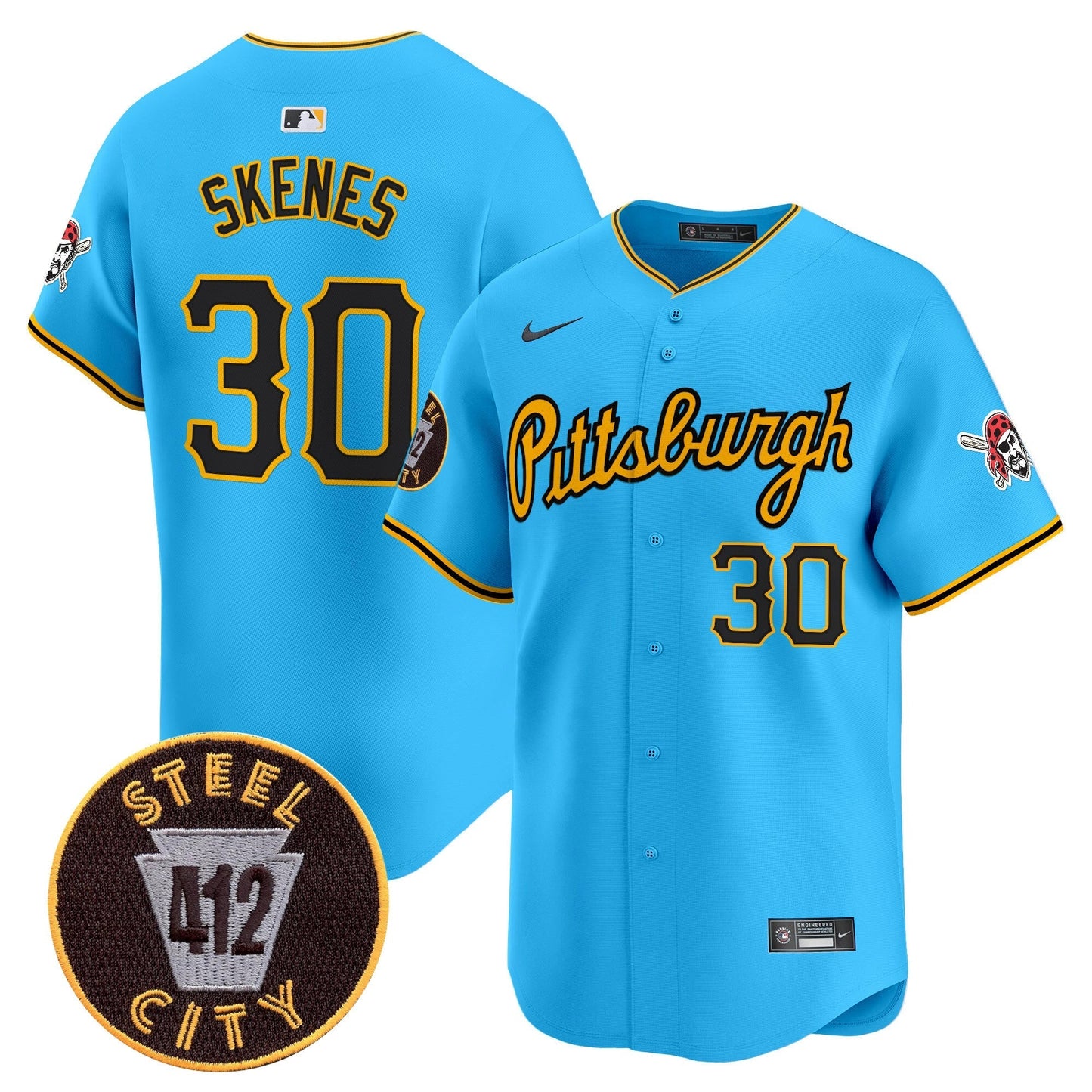 PIT 412 Patch Vapor Premier Limited Jersey V4 - All Stitched