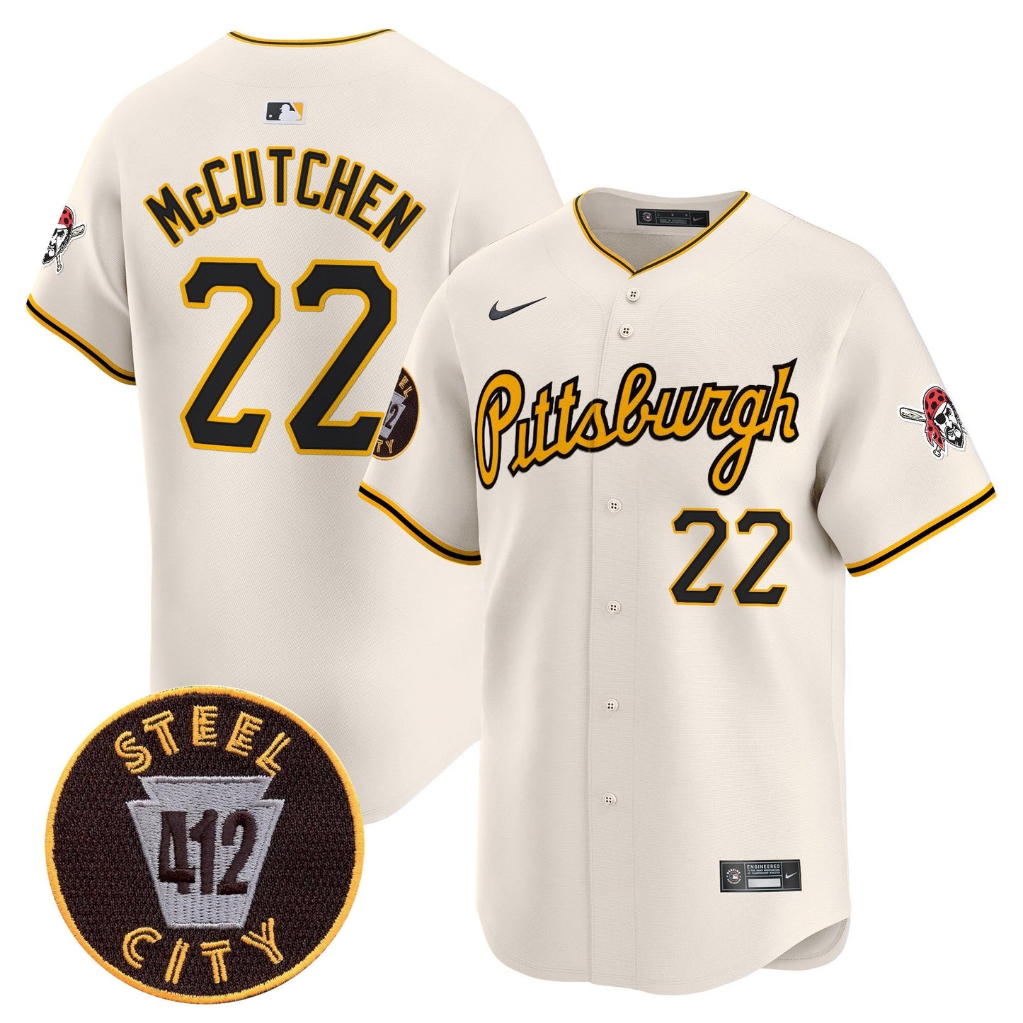 PIT 412 Patch Vapor Premier Limited Jersey V4 - All Stitched
