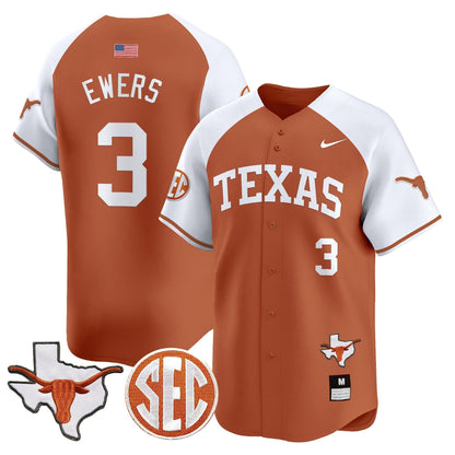 TEX 2024 Vapor Premier Baseball Jersey - All Stitched