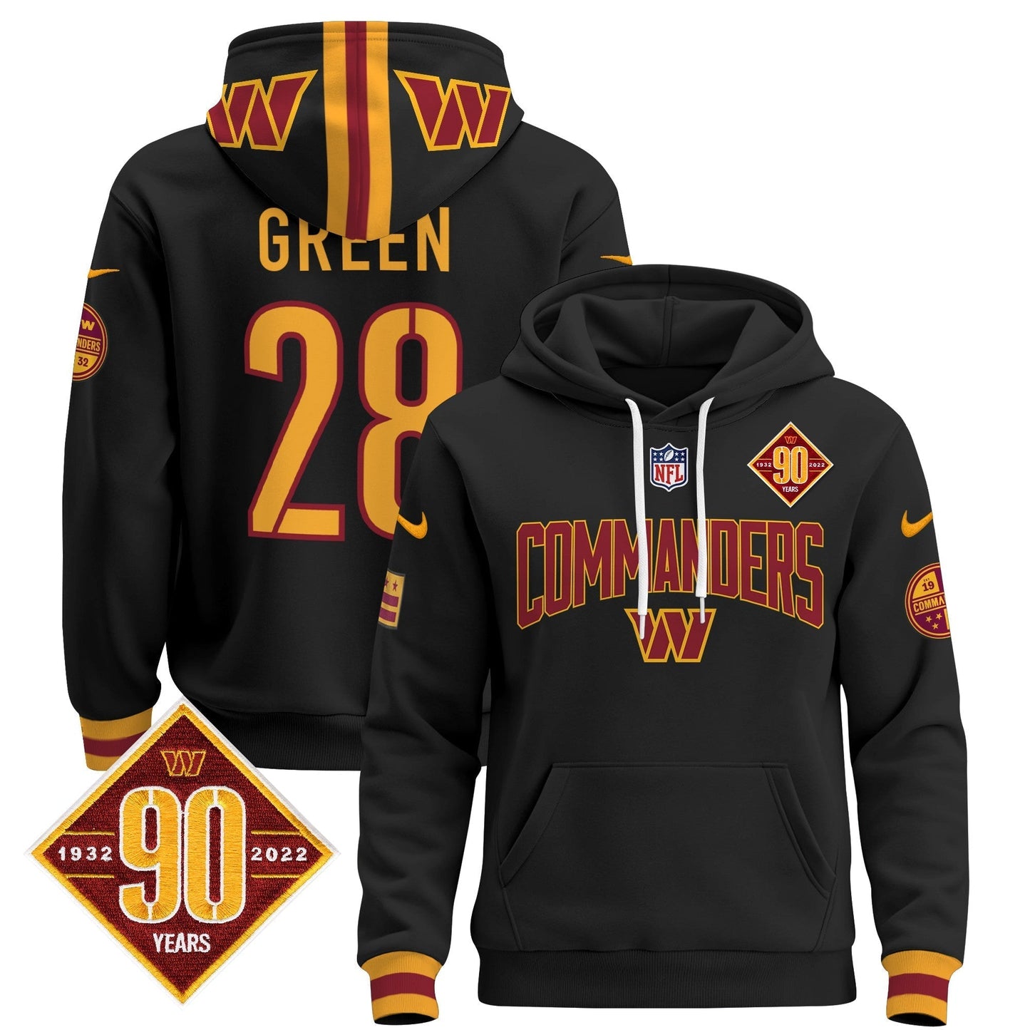 WAS 2024 Pullover Hoodie V2- All Stitched