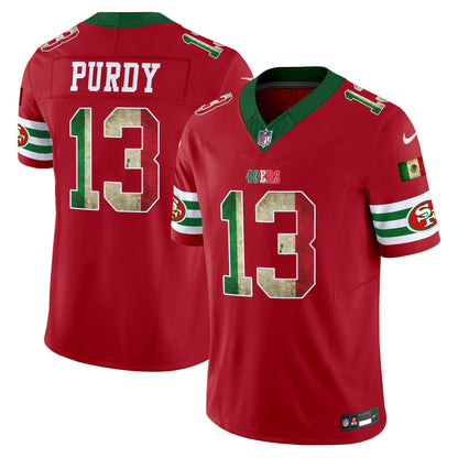 Men's 49ers Mexico Vapor Limited Jersey V4 - All Stitched