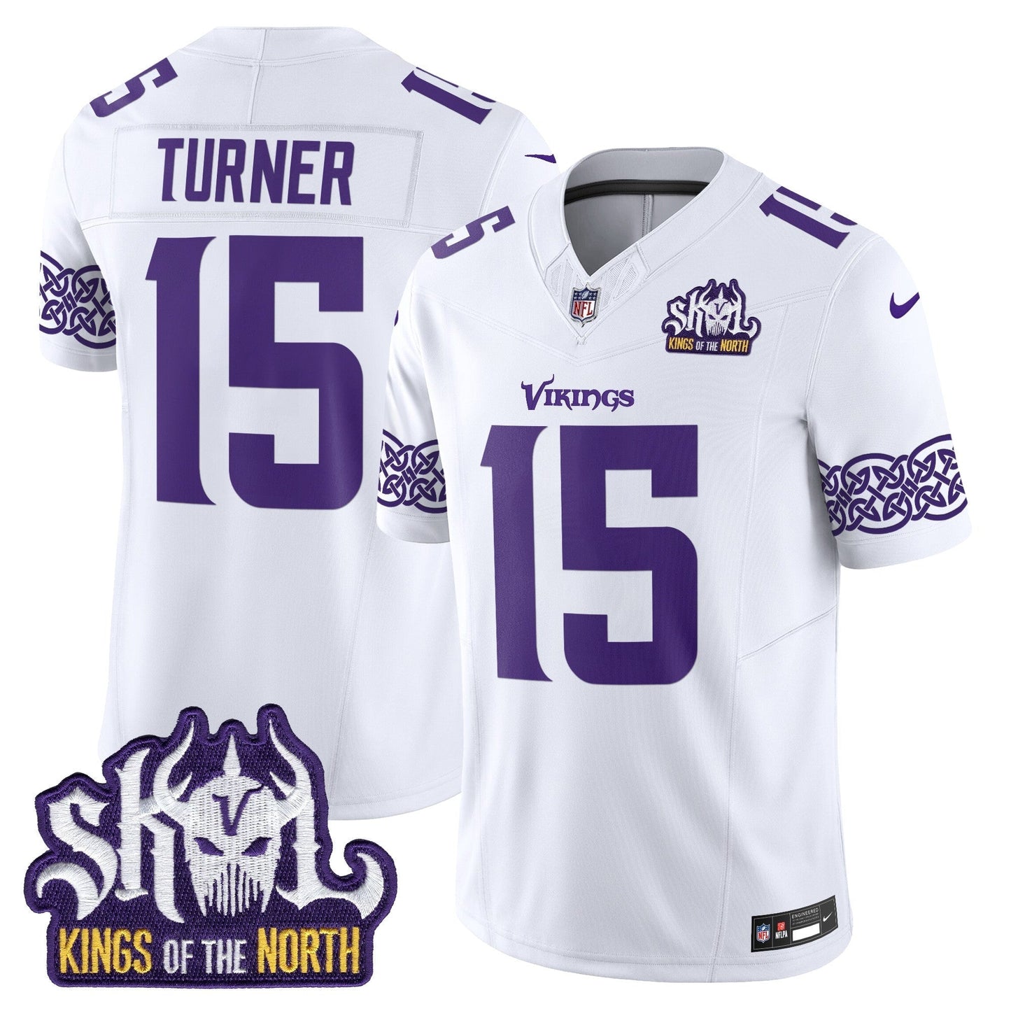 MIN King Of The North Patch Vapor Limited Jersey V2 - All Stitched