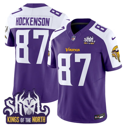 MIN King Of The North Patch Vapor Limited Jersey V2 - All Stitched