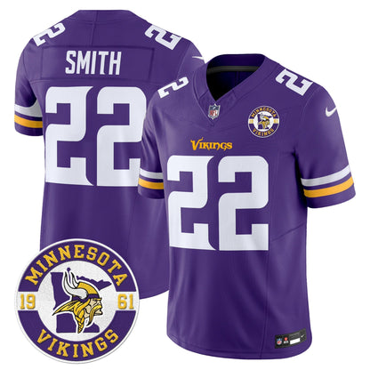 MIN King Of The North Patch Vapor Limited Jersey - Est. 1961 Patch - All Stitched