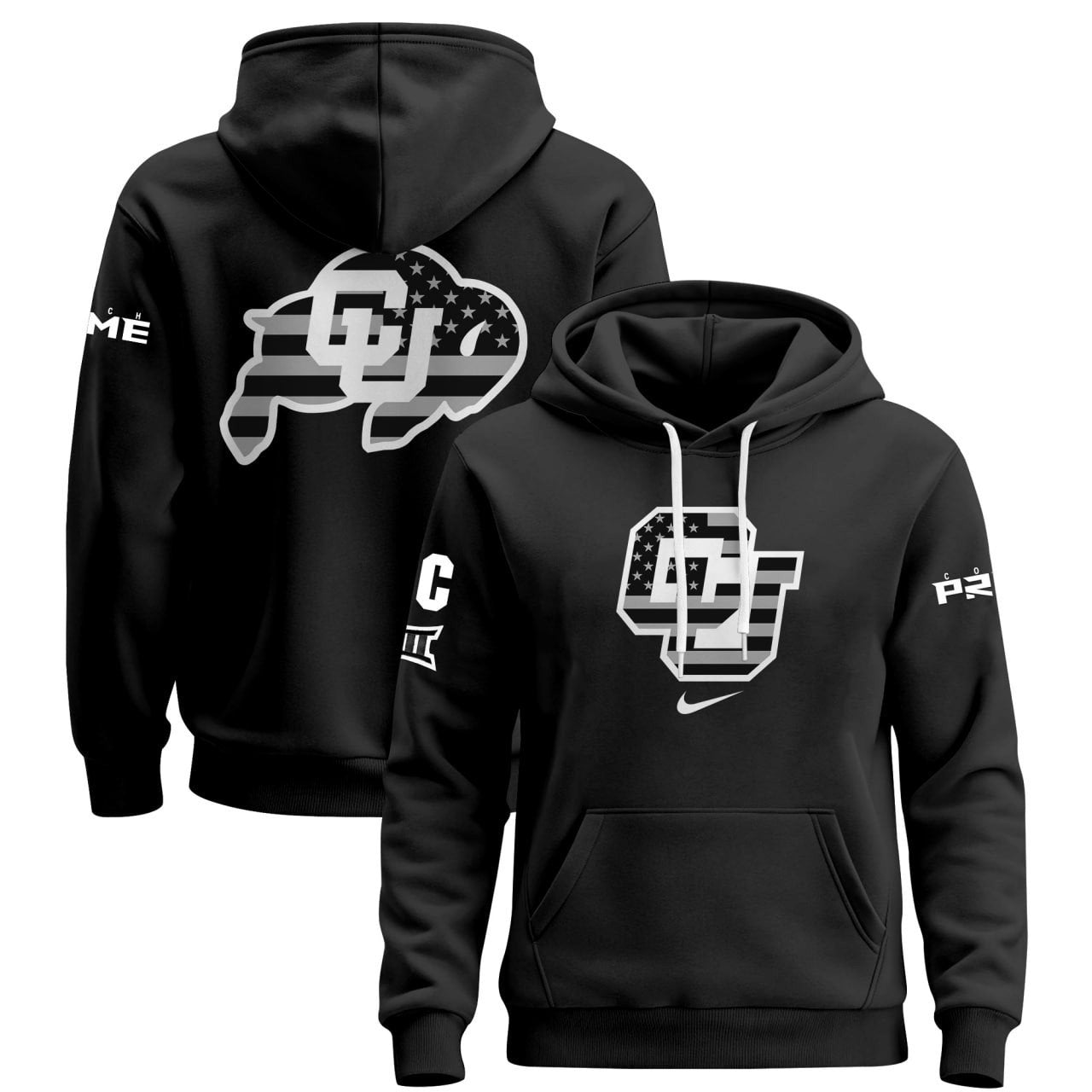 CU American Veterans 2024 Black Hoodie