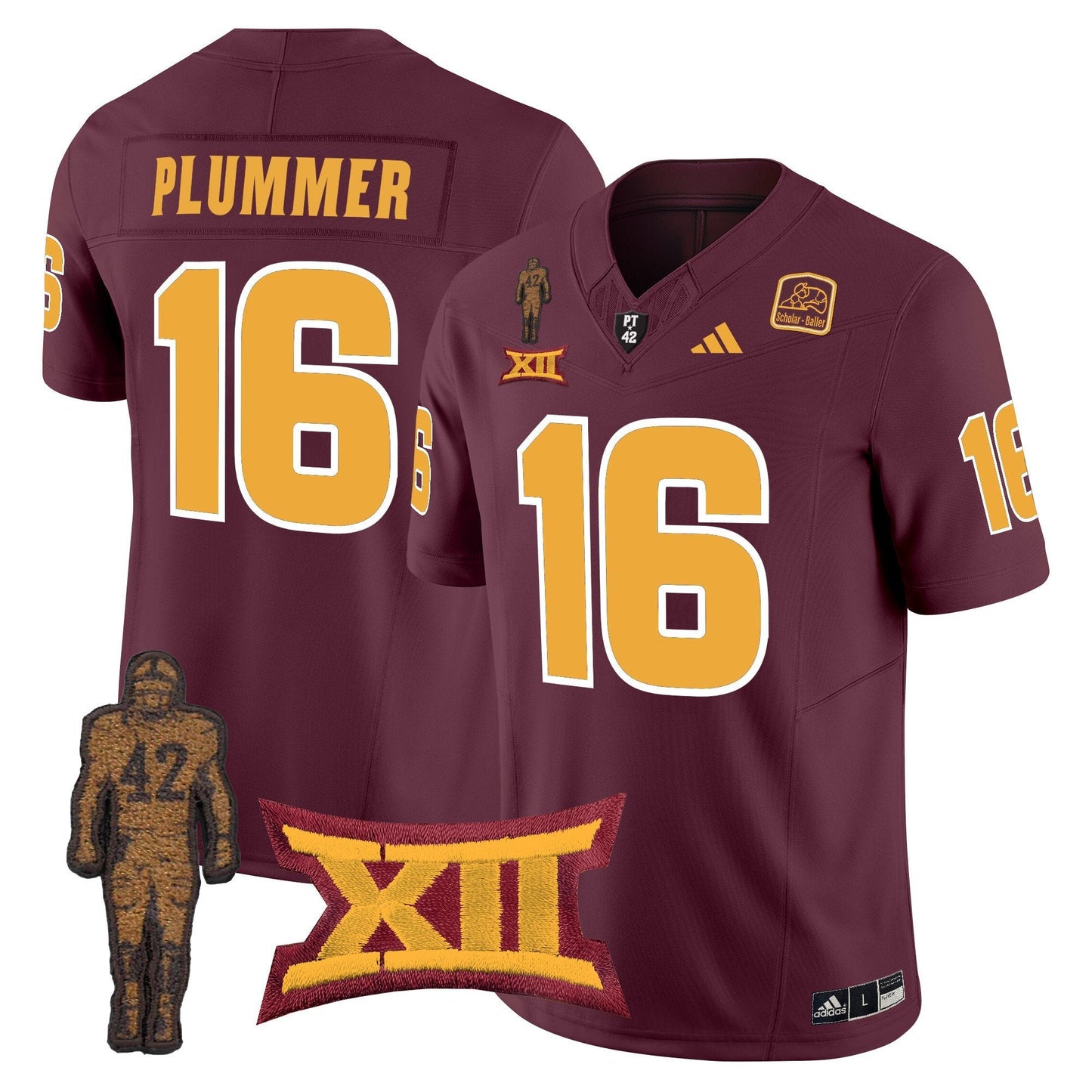 ASU Pat Tillman Honoring Patch Vapor Limited Jersey - All Stitched