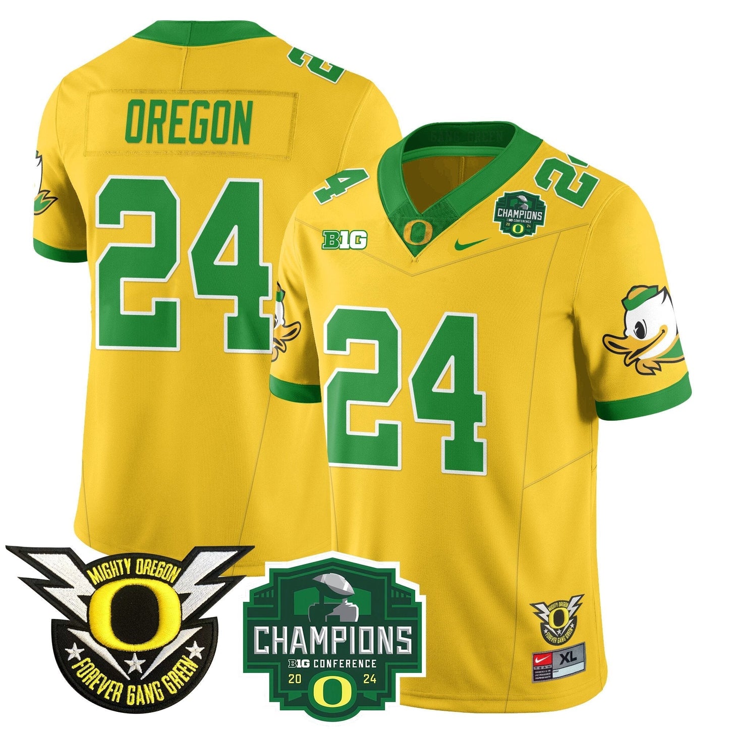 ORE 2024 Big Ten Champions Jersey - All Stitched