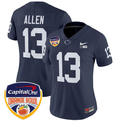 Women's PSU Orange Bowl Patch Vapor Limited Jersey V2 - All Stitched
