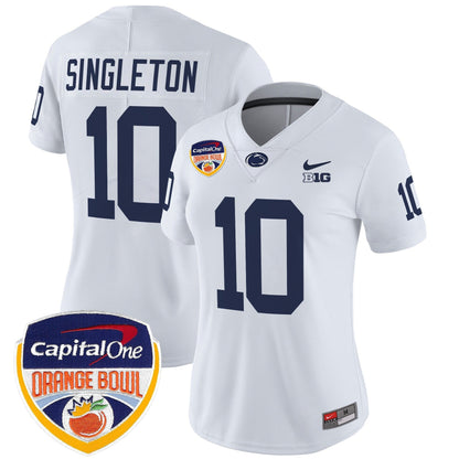 Women's PSU Orange Bowl Patch Vapor Limited Jersey V2 - All Stitched