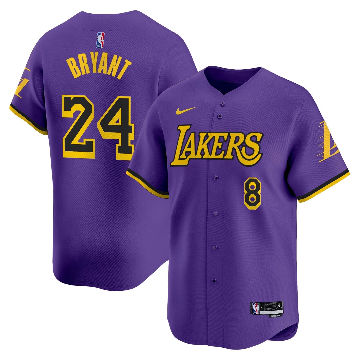 LAL Vapor Baseball Jersey - All Stitched
