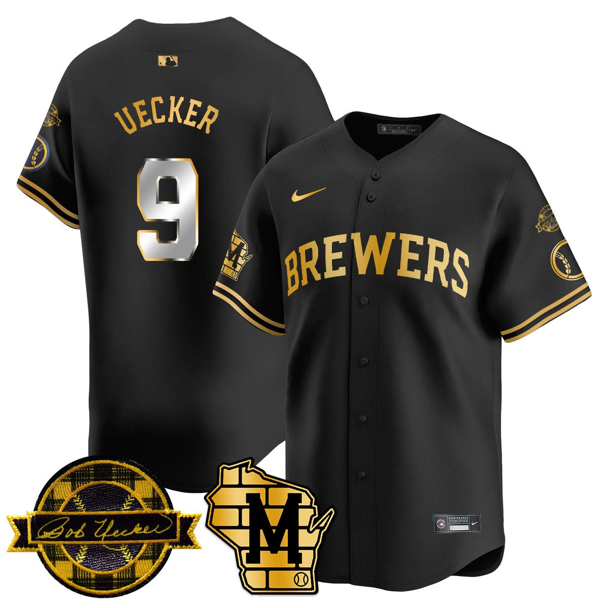 MIL 2025 Limited Jersey - Bob Uecker Patch - All Stitched