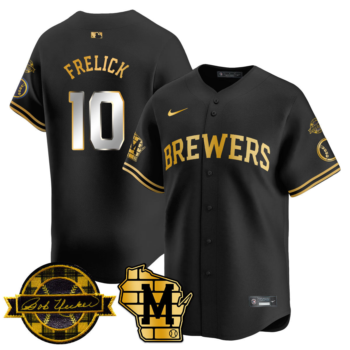 MIL 2025 Limited Jersey - Bob Uecker Patch - All Stitched