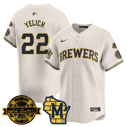 MIL 2025 Limited Jersey - Bob Uecker Patch - All Stitched