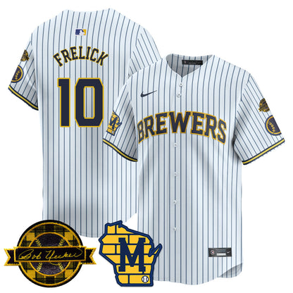 MIL 2025 Limited Jersey - Bob Uecker Patch - All Stitched
