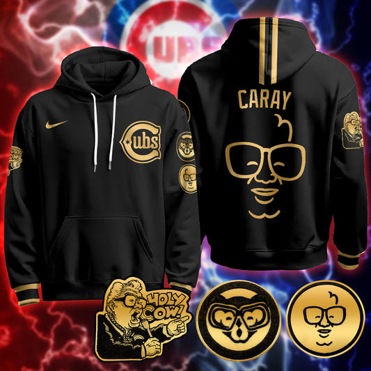 Chicago Cubs Limited Hoodie - Harry Caray "Holy Cow" Patch - All Stitched