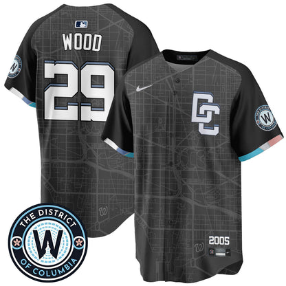 Men's Washington Nationals 2025 City Connect Limited Jersey - All Stitched