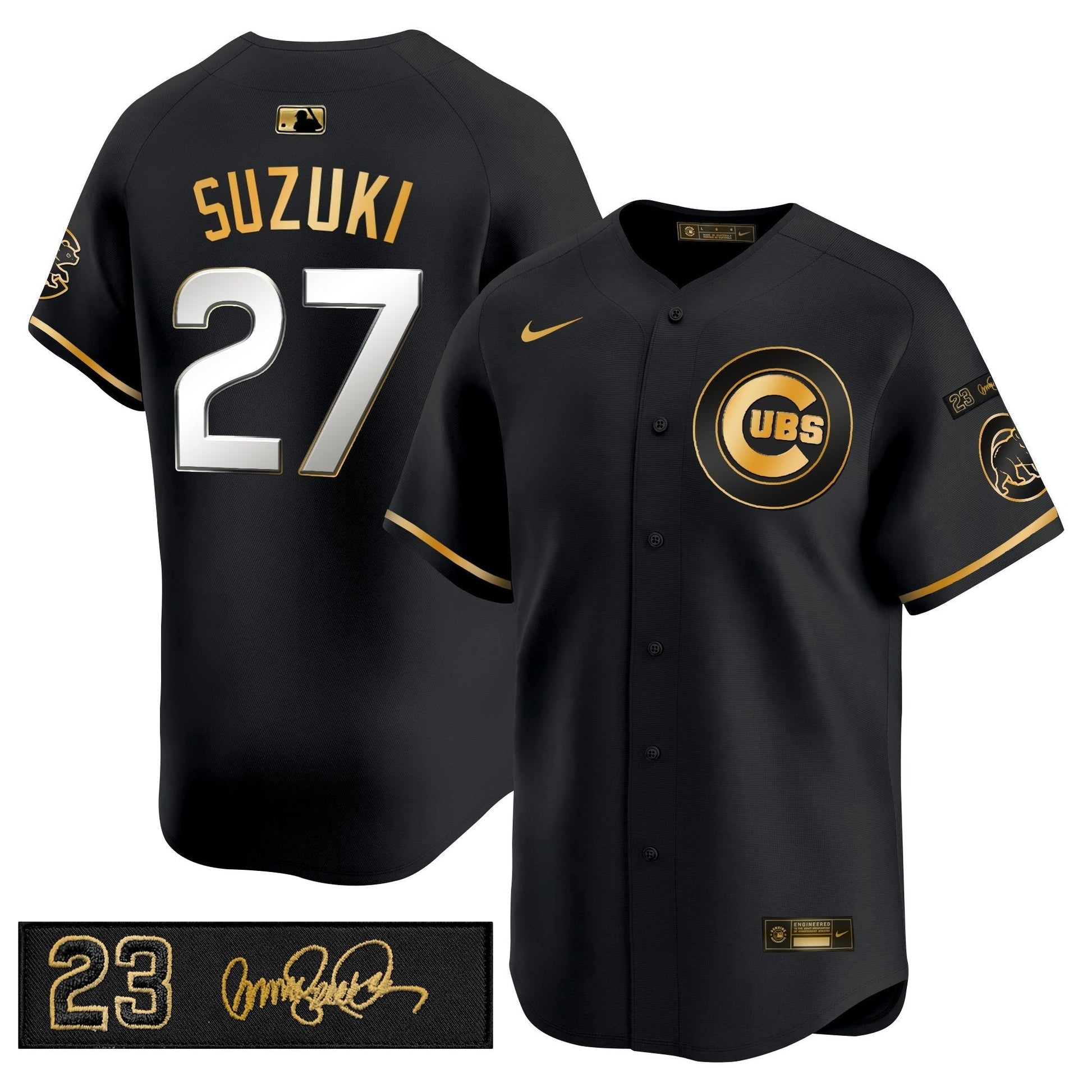 Men's Chicago Cubs 'Ryne Sandberg Tribute' Vapor Premier Limited Jersey V3 - All Stitched