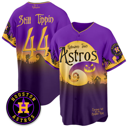 HOU "Halloween Town" Limited Jersey - Stitched