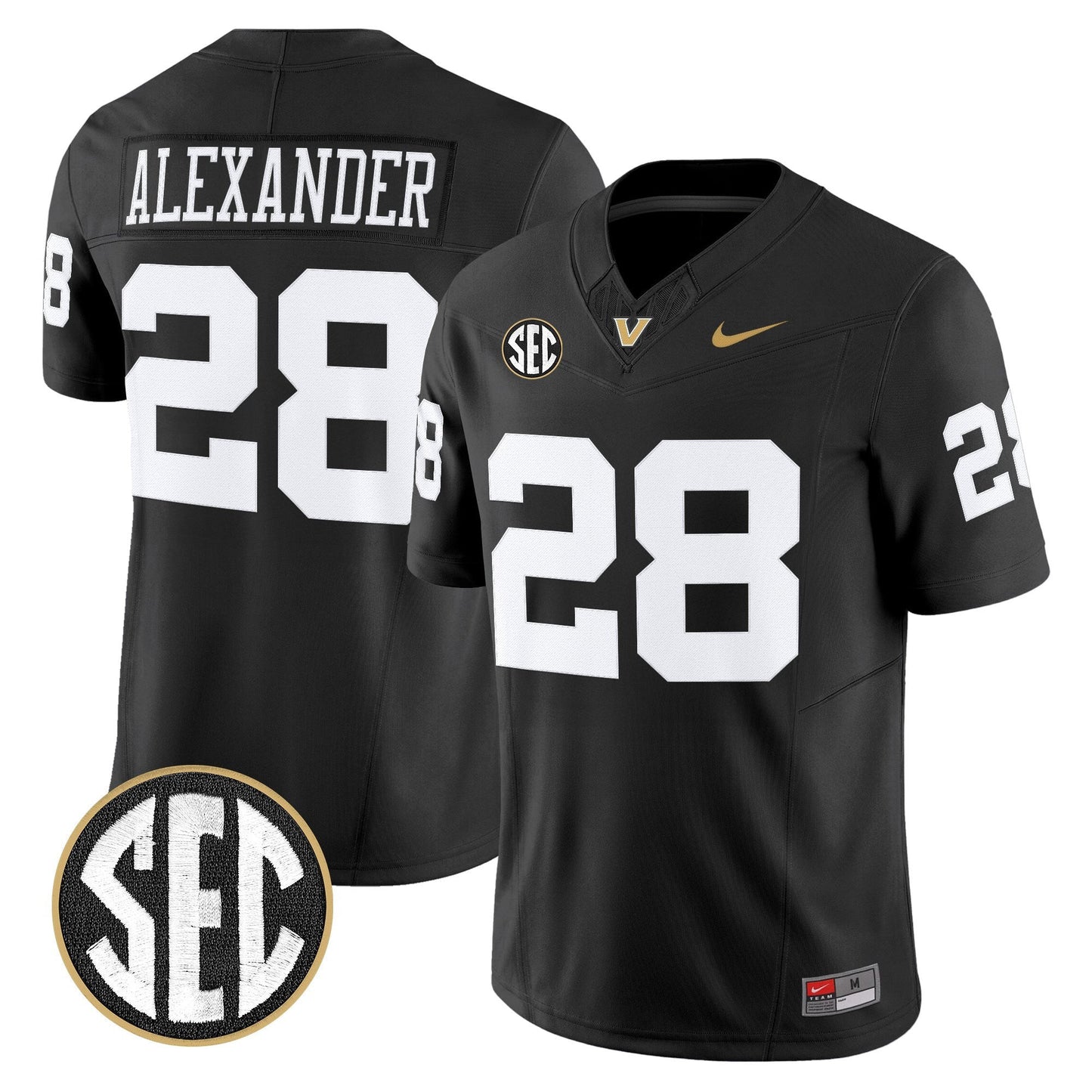 Men's Vanderbilt Commodores 2025 Vapor Limited Jersey - All Stitched