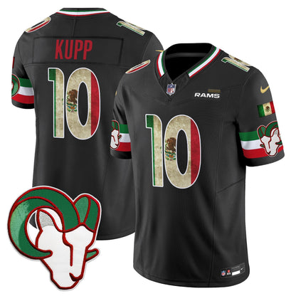 Men's Los Angeles Rams 2025 Mexico Vapor Limited Jersey - All Stitched