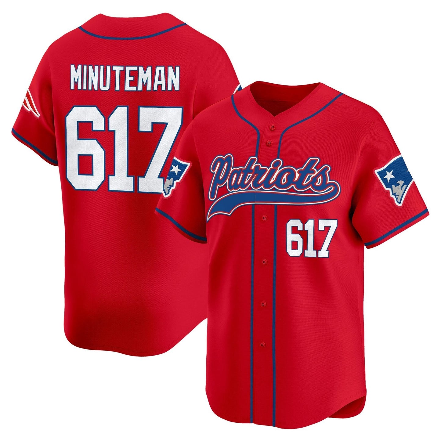 Men's New England Patriots 2025 Vapor Baseball Jersey - All Stitched