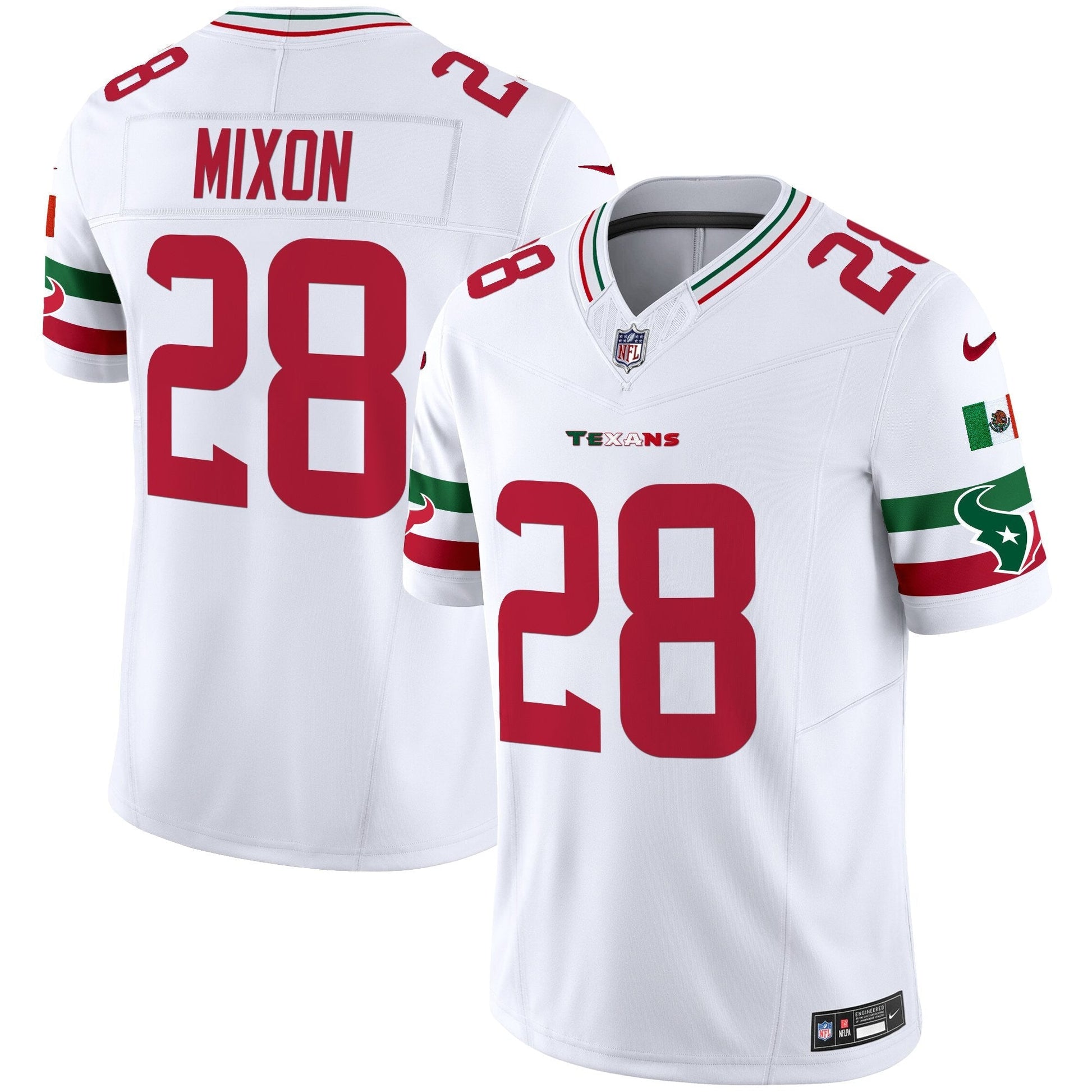 Men's Houston Texans Mexico Vapor Limited Jersey - All Stitched