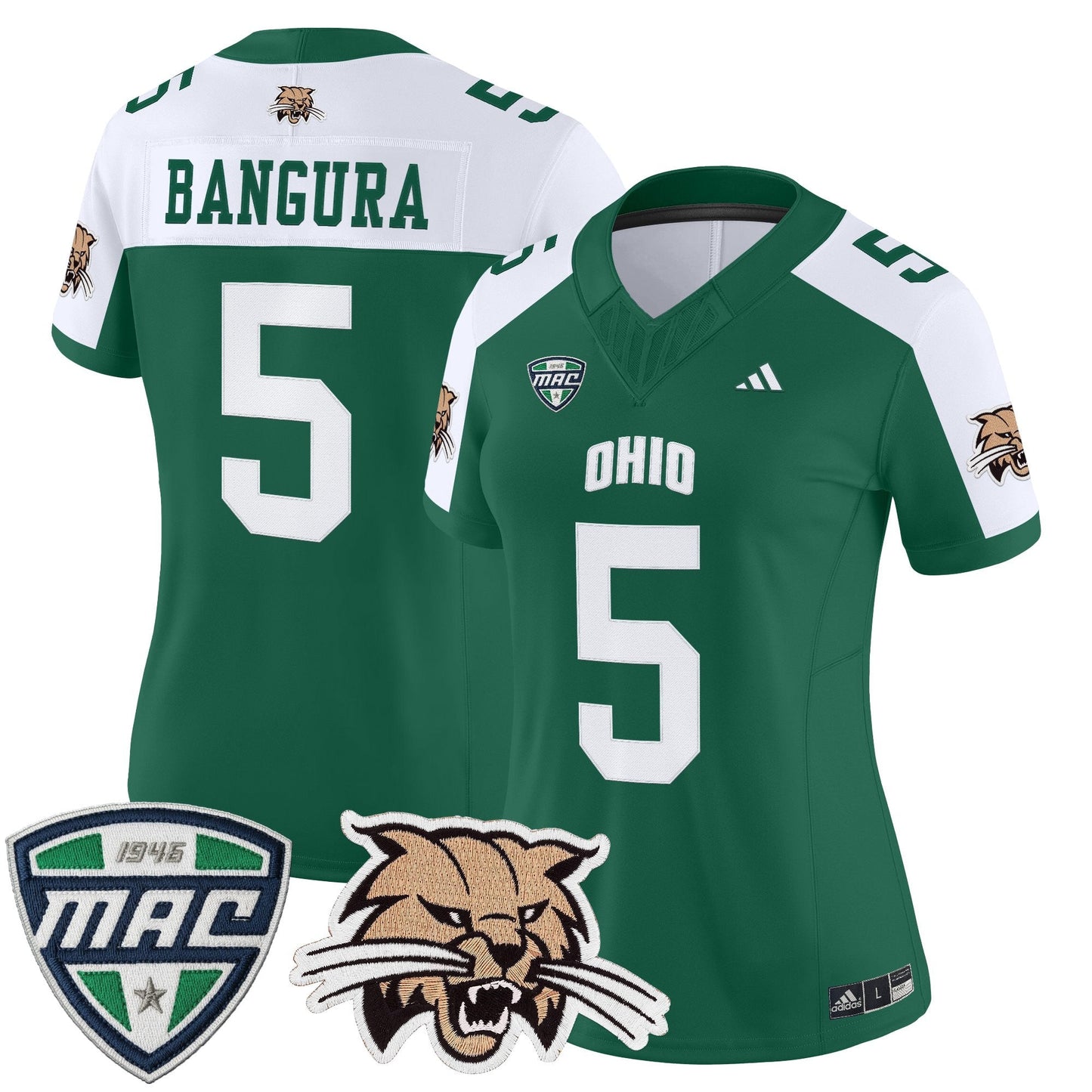 Women's Ohio Bobcats 2025 Vapor Limited Jersey - All Stitched