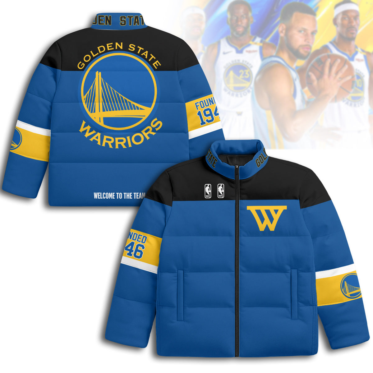 GSW Unisex Puffer Jacket