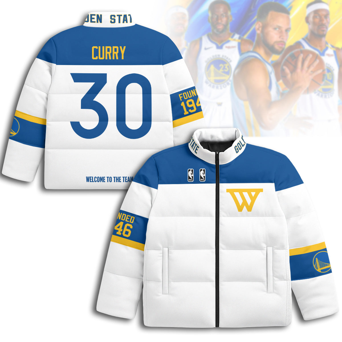 GSW Unisex Puffer Jacket