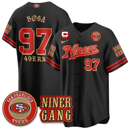 SF Born x Raised Baseball Jersey - All Stitched