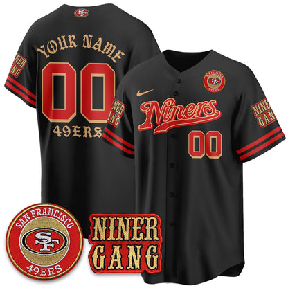 SF Born x Raised Baseball Custom Jersey - All Stitched