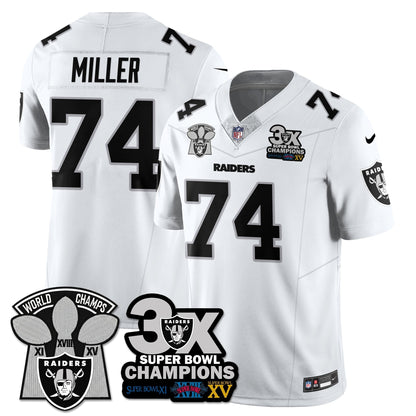 LVR 3-Time Champions Patch Vapor Limited Jersey - All Stitched