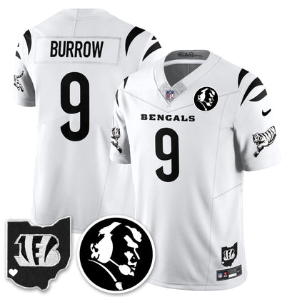 CIN Vapor Limited Jersey - John Madđen Patch - All Stitched