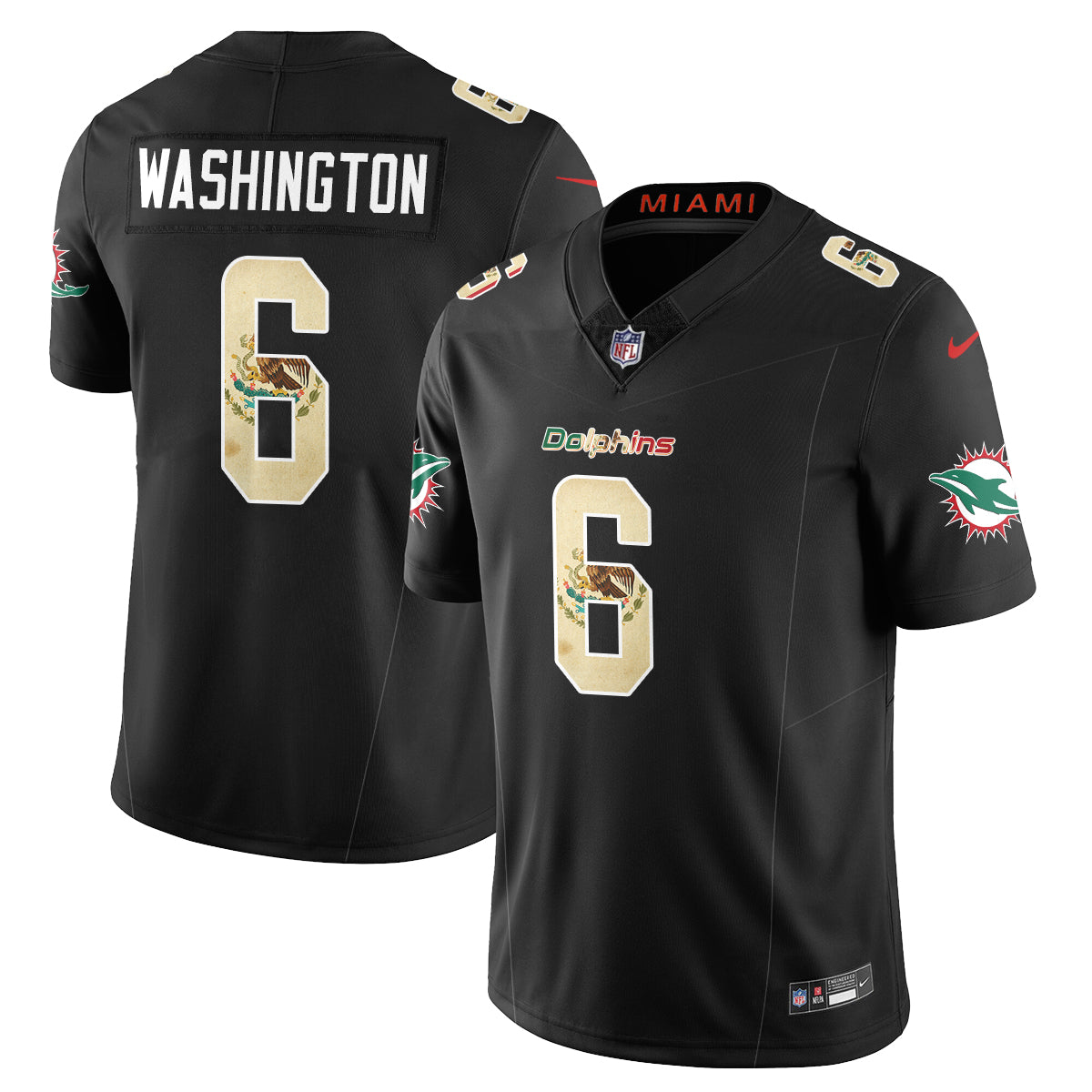 MIA Mexico Vapor Limited Jersey - All Stitched