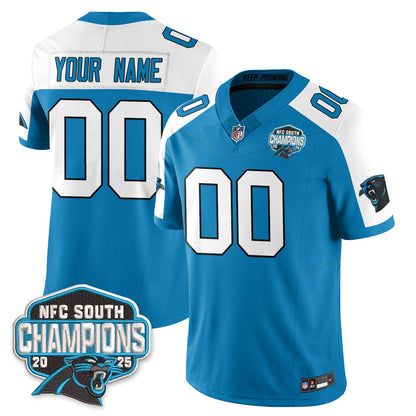CAR NFC South Division Champions Vapor Limited Custom Jersey n1 - All Stitched
