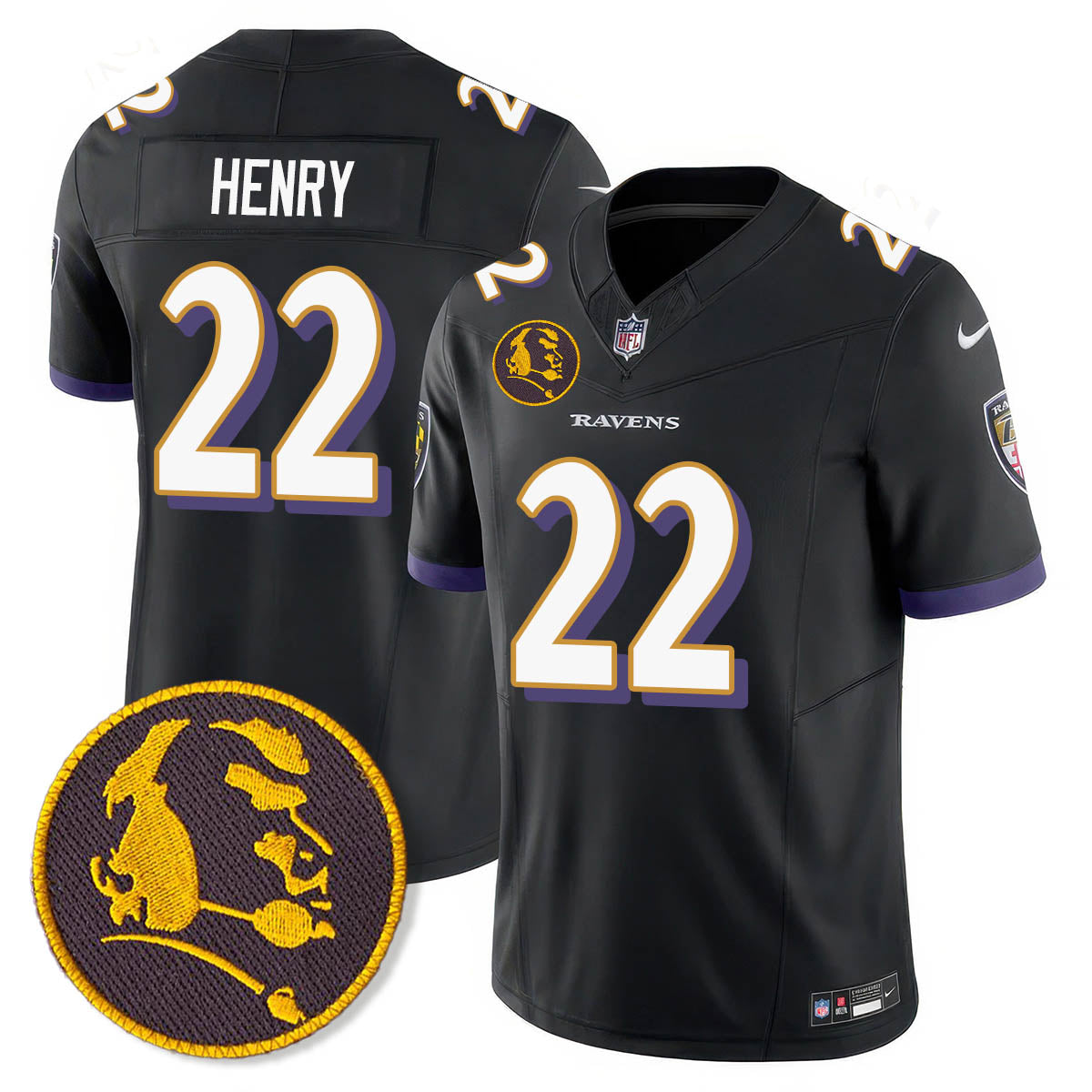 BAL Vapor Limited Jersey - John Madden Patch - All Stitched
