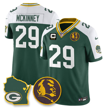 GB Vapor Limited Jersey - John Madden Patch - All Stitched