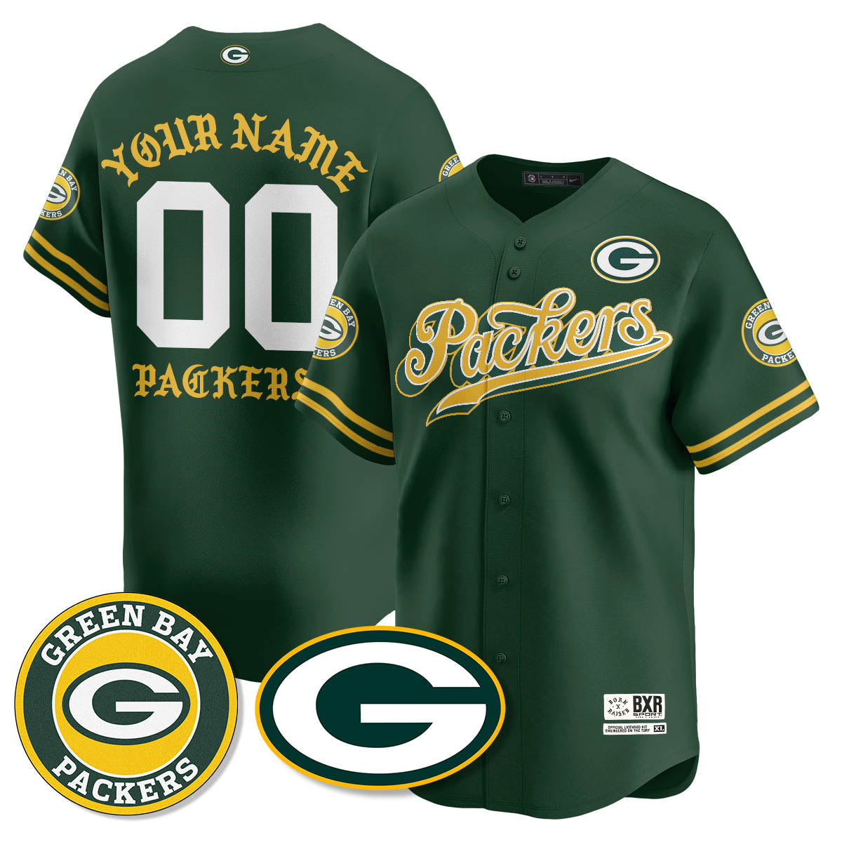 GB Born x Raised Baseball Custom Jersey - All Stitched