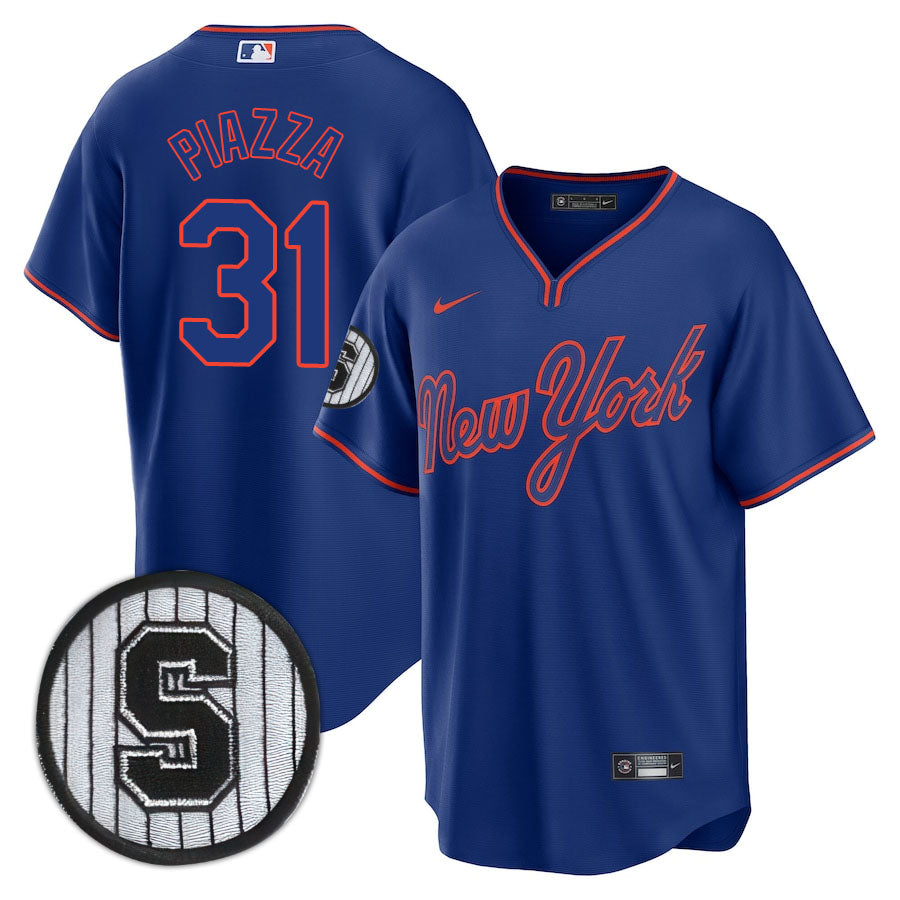 NYM Limited Jersey - 1992 Patch - All Stitched