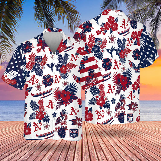 OAK Special Semiquincentennial Hawaiian Design Button Shirt V2