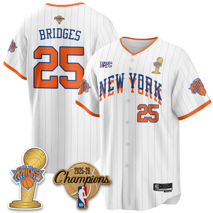 NYK 2026 NBA Champions Vapor Jersey - Stitched2