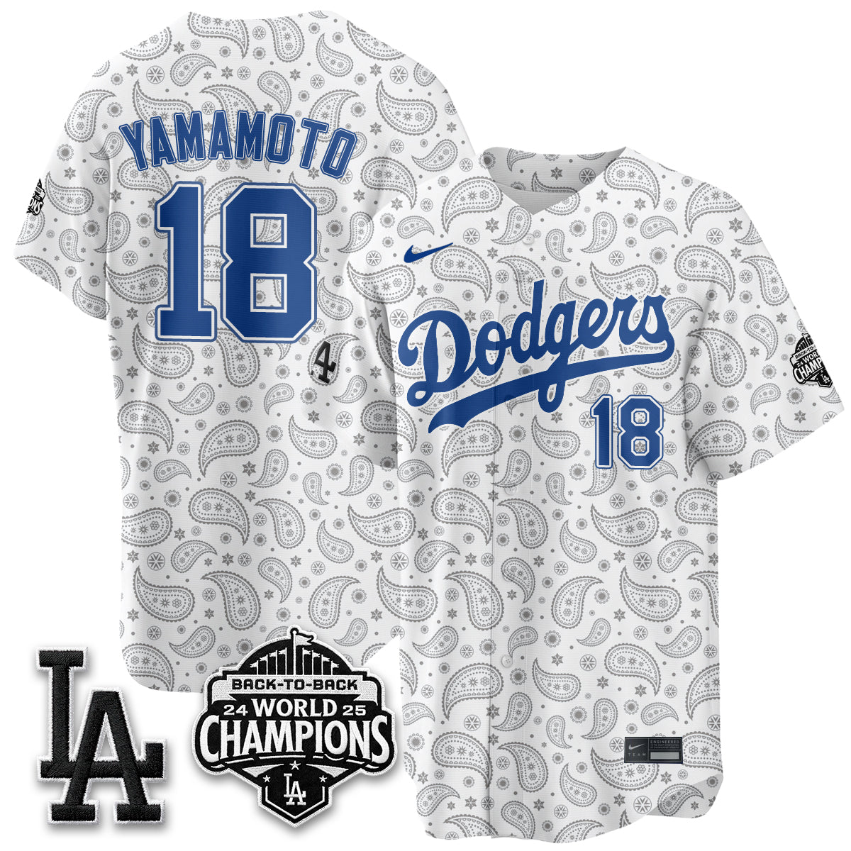 LAD Paisley Vapor Jersey - Stitched