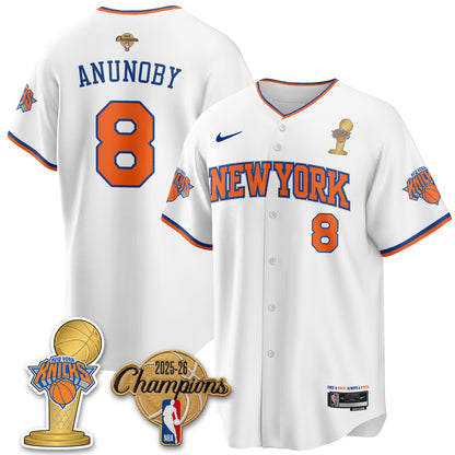 NYK 2026 NBA Champions Vapor Jersey - Stitched2