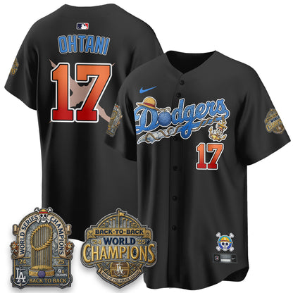 LAD x OP Japanese Cartoon Vapor Limited Jersey - Stitched