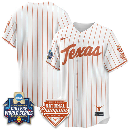 TEX Softball 2026 World Series (WCWS) Vapor Premier Limited Jersey - B2B Champs - All Stitched