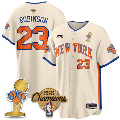NYK 2026 NBA Champions Vapor Jersey - Stitched2