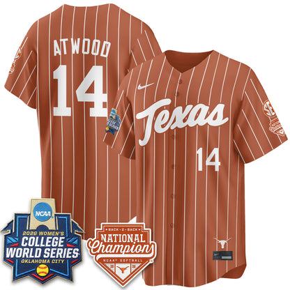 TEX Softball 2026 World Series (WCWS) Vapor Premier Limited Jersey - B2B Champs - All Stitched