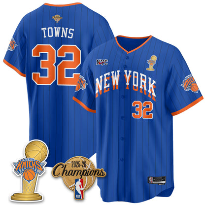 NYK 2026 NBA Champions Vapor Jersey - Stitched2