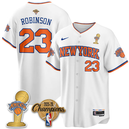 NYK 2026 NBA Champions Vapor Jersey - Stitched2
