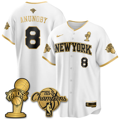NYK 2026 NBA Champions Vapor Jersey - Stitched2